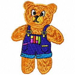 Teddy Embroidery Design 11
